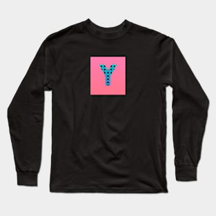 Letter Y from roses Long Sleeve T-Shirt